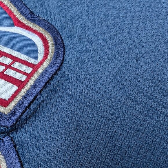 Vintage Starter Vancouver Canucks NHL Hockey Jersey Large L Blue Red White - Picture 4 of 13